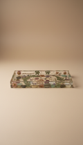 Botanical Resin Tray with Polished Stones